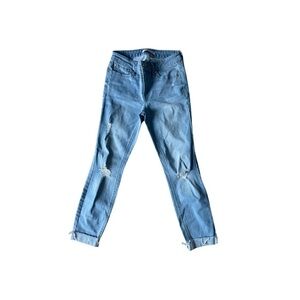 Lauren Conrad Distressed Skinny Jeans -
Size 4 light blue denim women casual